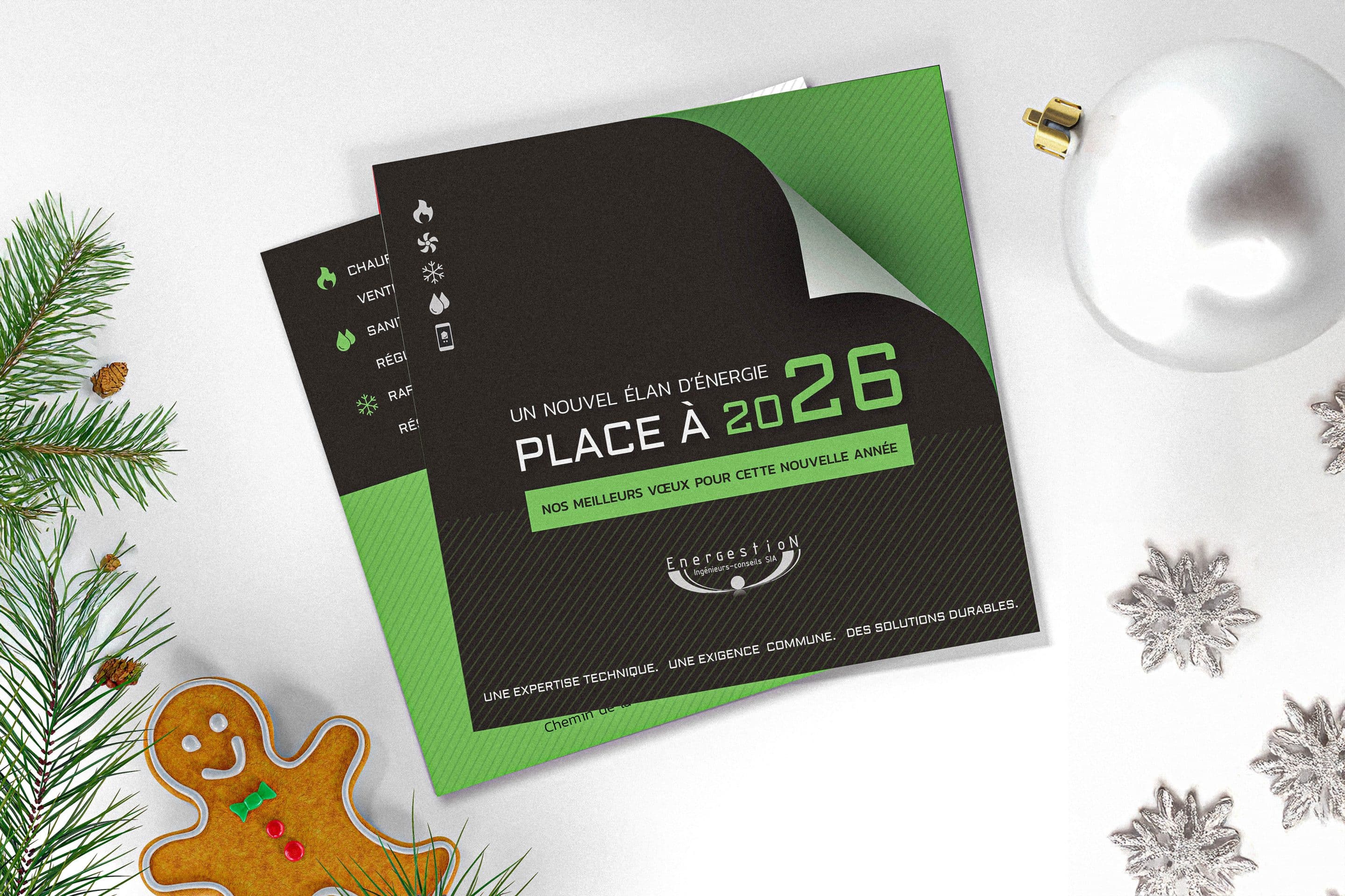 Carte de voeux Energestion Genève